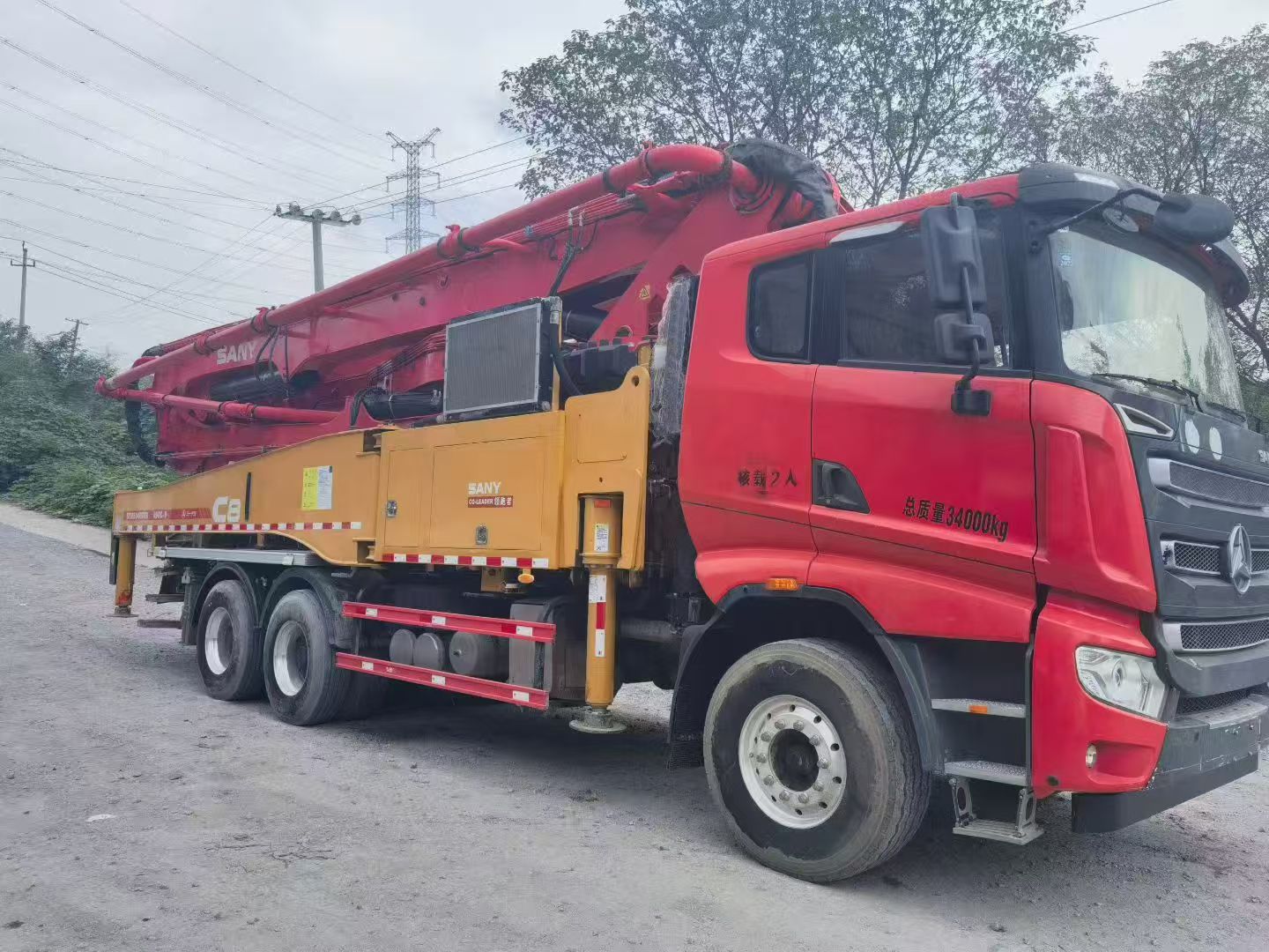 Подержанный автобетононасос